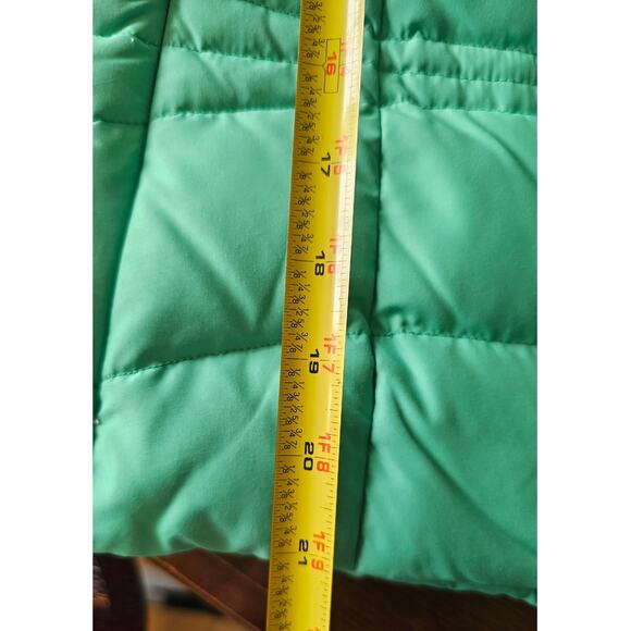Lilly Pulitzer Down Puffer  Mint Green Vest, Tropical lining design, Sz XS - Picture 10 of 16